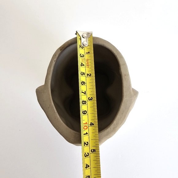 Vintage Ceramic Elephant Grey Planter Pottery Succulent Whimsical Pot - Picture 11 of 11